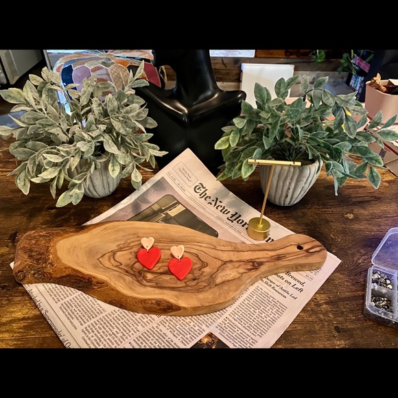 Handmade Clay Earrings | Valentine's Day Series - Picture 1 of 7